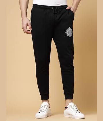 Rigo Black Fleece Men's Joggers ( Pack of 1 )