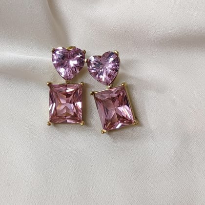 Skylar Earrings- Rose