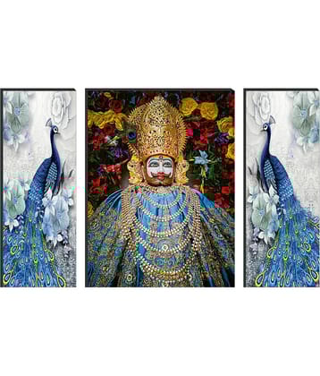 Saf Lord Khatu Shyam ji Religious wall hanging MDF Painting