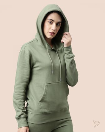 Hoodie - Olive-M / Olive