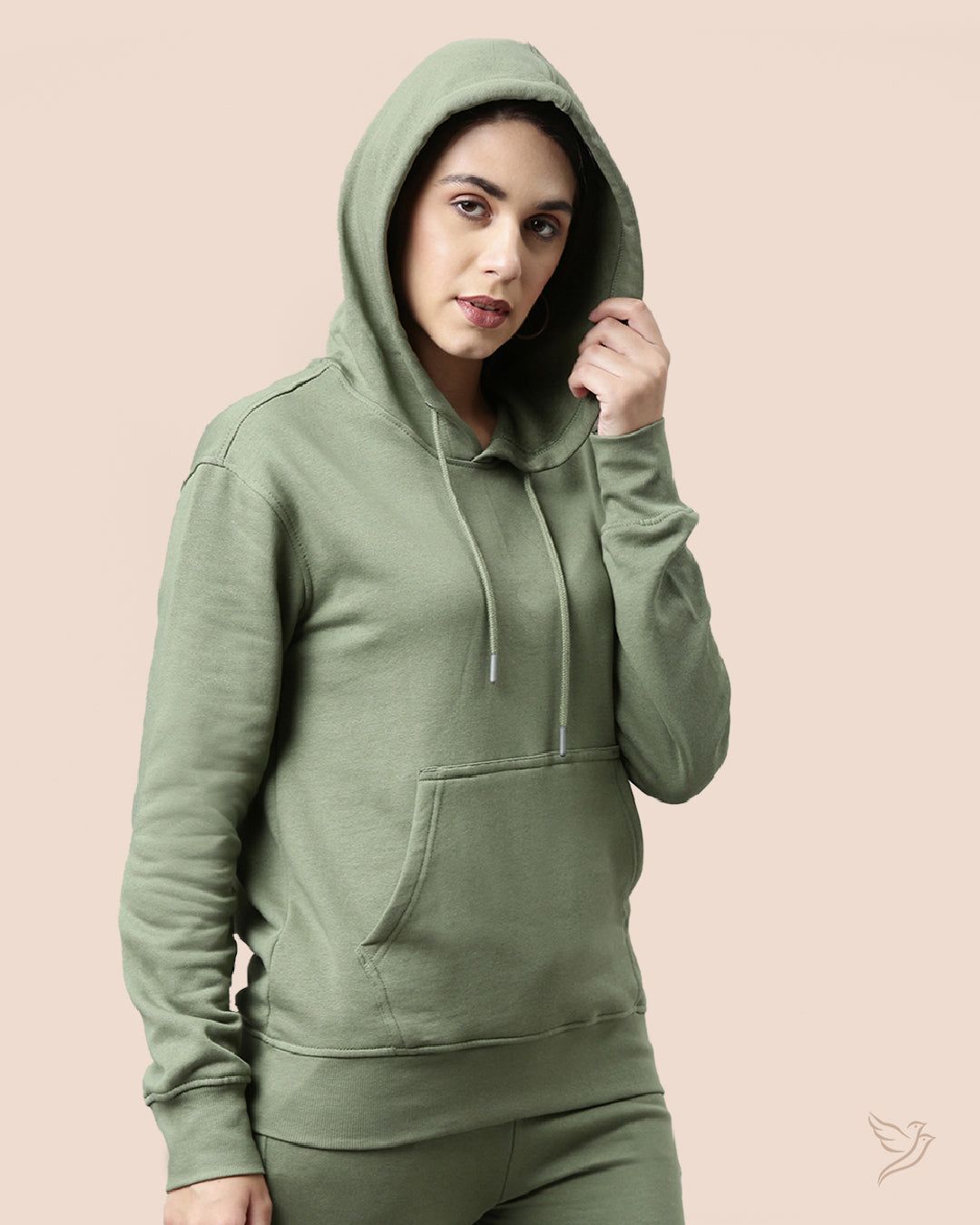 Hoodie - Olive-M / Olive