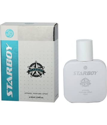 JD INTERNATIONAL STAR BOY WHITE Apparel Perfume For Men & Women Perfume 60 ml (Pack of 1)