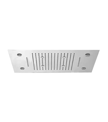 Ceiling Shower SS304 Grade with Rain with Mist and Cascade (Three Flow) & LEDs 24X16