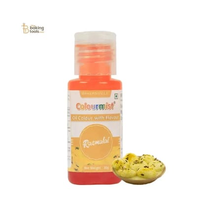 Colourmist Yellow Oil Colour With Rasmalai Flavour - 30g
