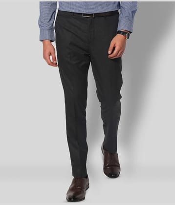 Inspire Clothing Inspiration - Grey Polycotton Slim - Fit Men's Formal Pants ( Pack of 1 )