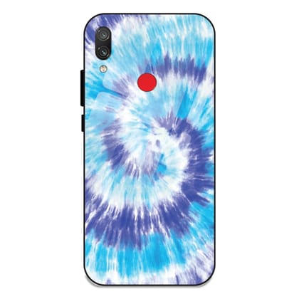 Aqua Tie Dye - Glass Case For Redmi Models-Redmi Note 7