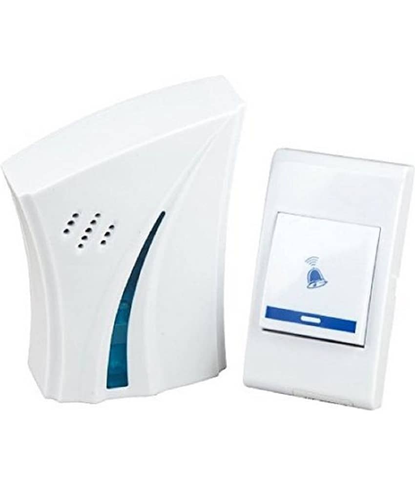 Diy Crafts White Wireless Door Bell Calling Bell