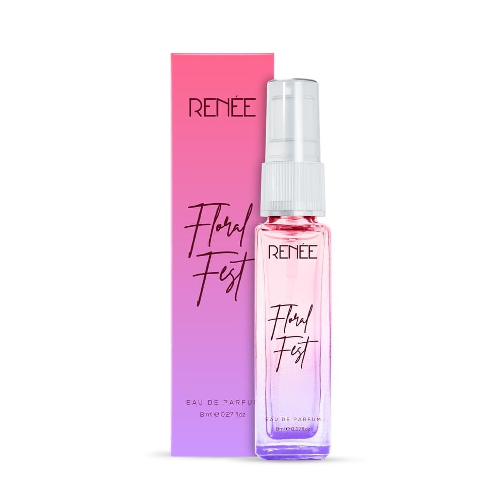 RENEE Floral Fest Eau De Parfum, Premium Long-lasting Fragrance With Notes of Orange, Mandarin, Osmanthus, Rose & Vanilla, Scent for Every Occasion, Ideal Perfume for Women, 8Ml RENEE Floral Fest Eau De Parfum, Premium Long-lasting Fragrance With Notes o