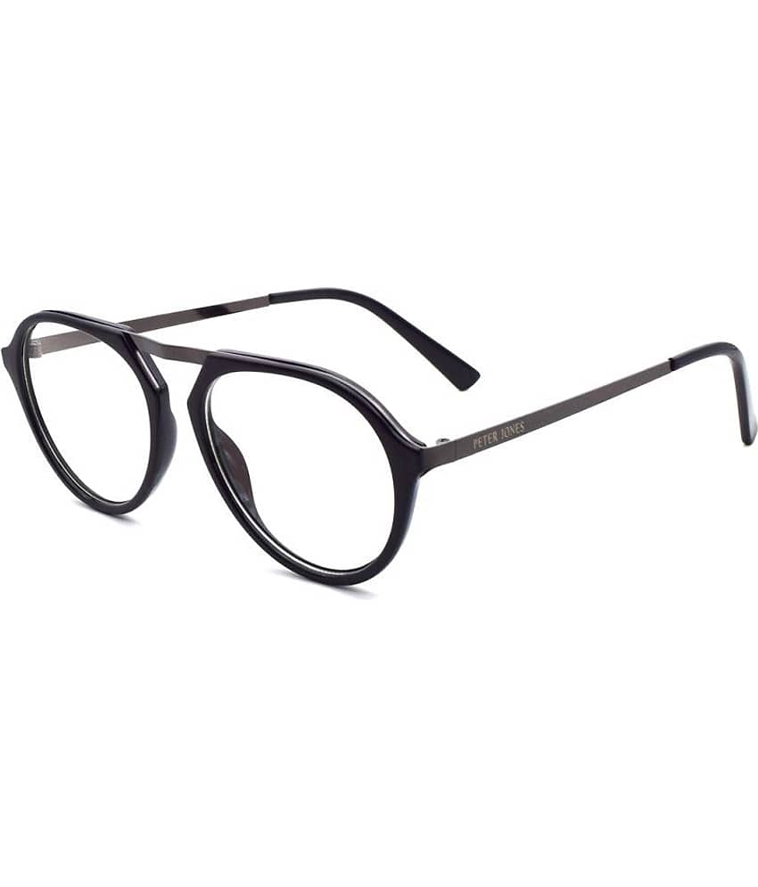 Peter Jones Black Pilot Spectacle Frame 2707B