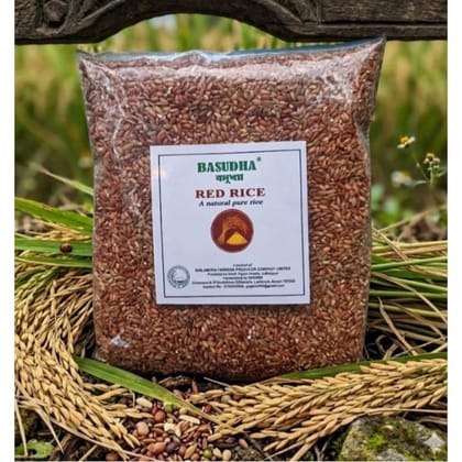 Basudha Red Rice - 1000 gm - 1000 gm - One plastic pouch