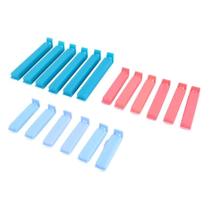 Ritu 18 Pcs Plastic Pouch Sealer Clip Set (Multicolor)