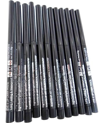 ADS Eye & lip-liner Pack of 12pcs 2.5 g Each (Multicolor)