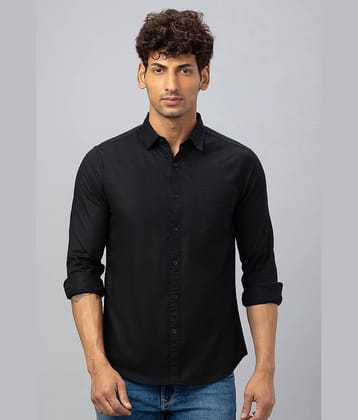Globus - Black 100% Cotton Regular Fit Men's Casual Shirt ( Pack of 1 )