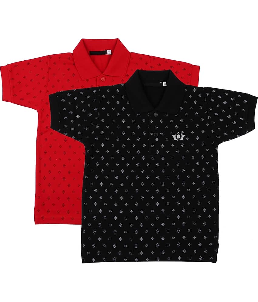 NEUVIN Pack of 2 Boys Cotton T-Shirt ( Multi Color )