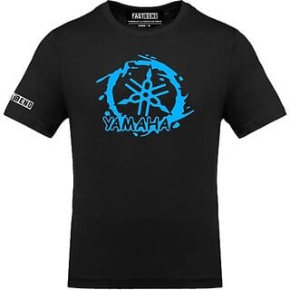 FastB Men Graphic Print Round Neck Black T-Shirt