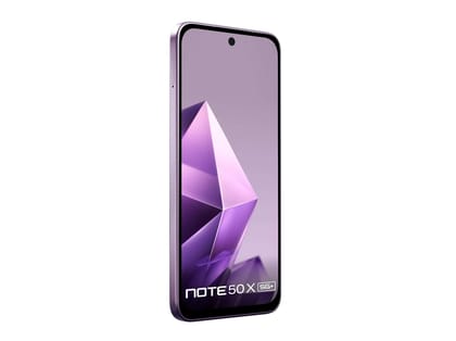 Infinix Note 50 x 5G Smartphone (6GB RAM, 128GB Storage), MediaTek D7300 Ultimate, 90 FPS BGMI Gaming, 5500 mAh Battery  - Enchanted Purple