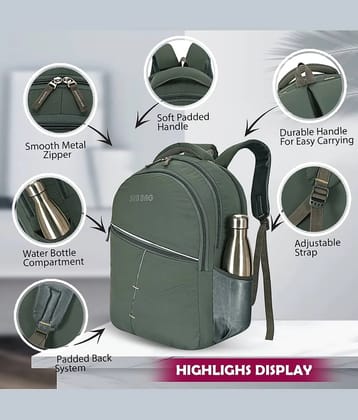 SVB BAG 40 Ltrs Polyester Backpack *For Boys & Girls ( Teal ) - Teal