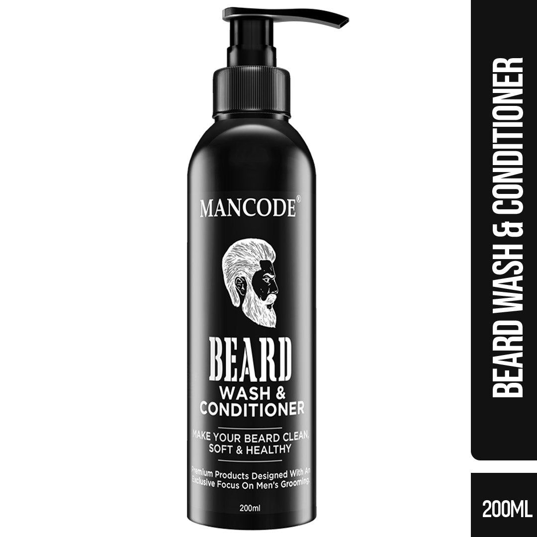 Mancode Beard Wash and conditioner, 200ml