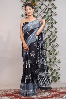 Cotton 92*80 Mulmul Saree