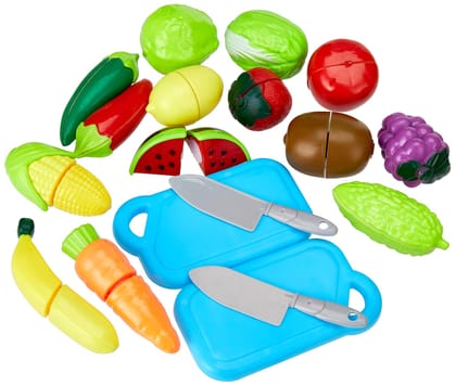 Fruit and Vegetable Basket Toy for Kids|Pretend and Play Food Basket |Realistic Cutting and Slicing | Ideal for Kids Age 3+/7...