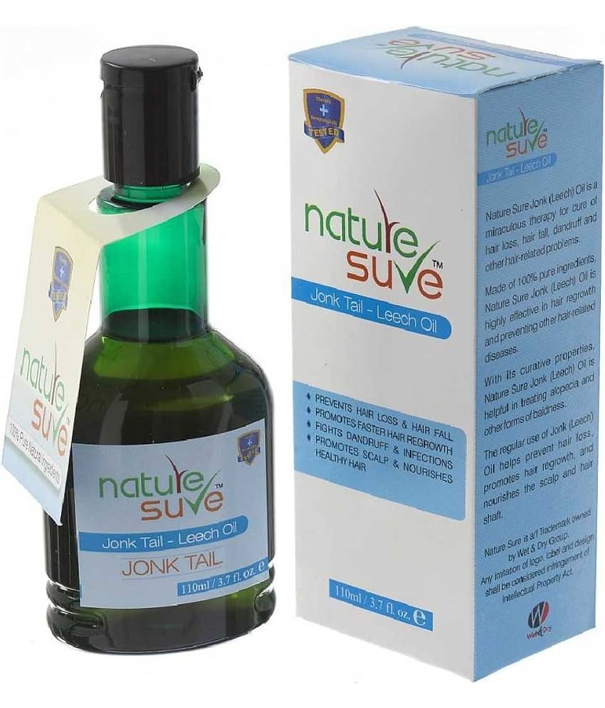 Nature Sure Jonk Tail (Leech Oil) for Hair Problems in Men & Women - 1 Pack (110ml)