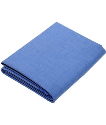 KUNDAN SULZ GWALIOR Blue Cotton Blend Men's Unstitched Shirt Piece ( Pack of 1 )