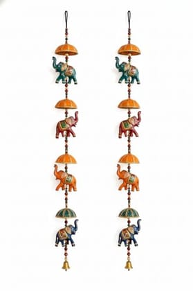 Wall Hanging | Ethnic Decorative Hanging with Beads & Bell 2