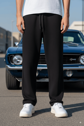 Classic Straight Fit Joggers Black Classic Straight Fit Joggers Black