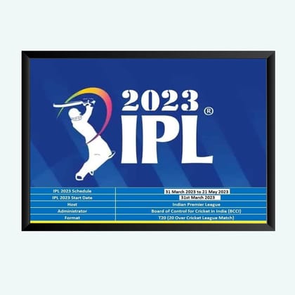 Nokkes Cricket IPL M.S Dhoni CSK Chennai Super King Team Photo Frame 8X12 Inch Size Photo Frame Photo Home Office_msd7