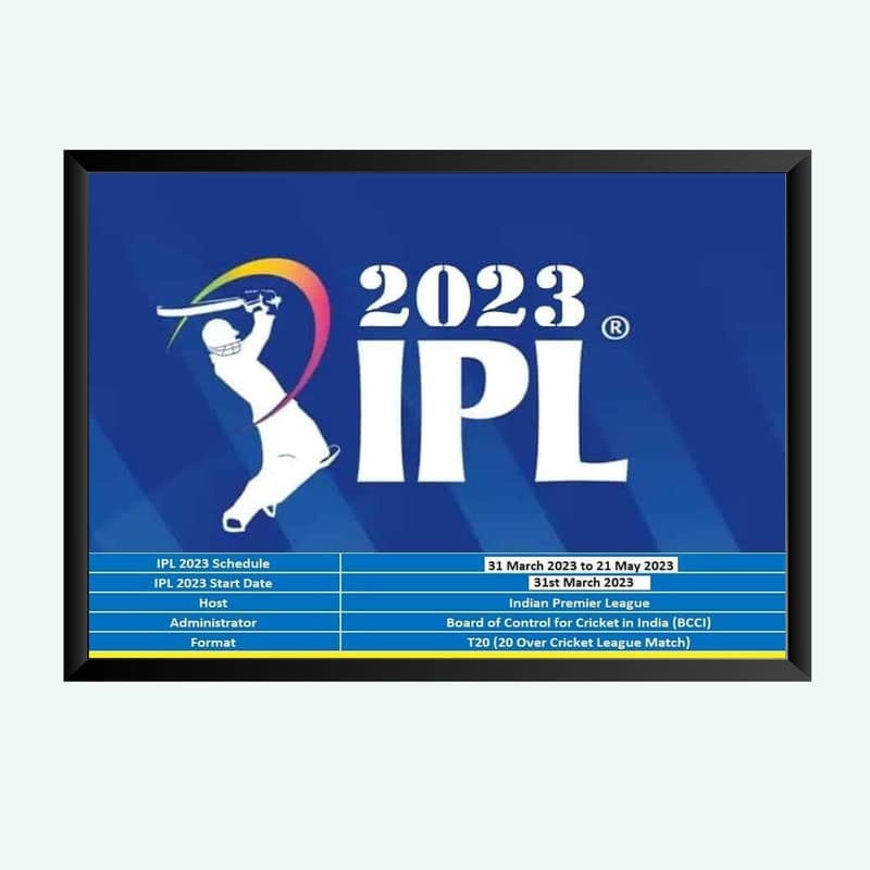 Nokkes Cricket IPL M.S Dhoni CSK Chennai Super King Team Photo Frame 8X12 Inch Size Photo Frame Photo Home Office_msd7