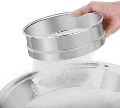 Webb Stainless Steel Atta Chalni Wheat BAJRA SIEVES (19 cm) (Made in India)