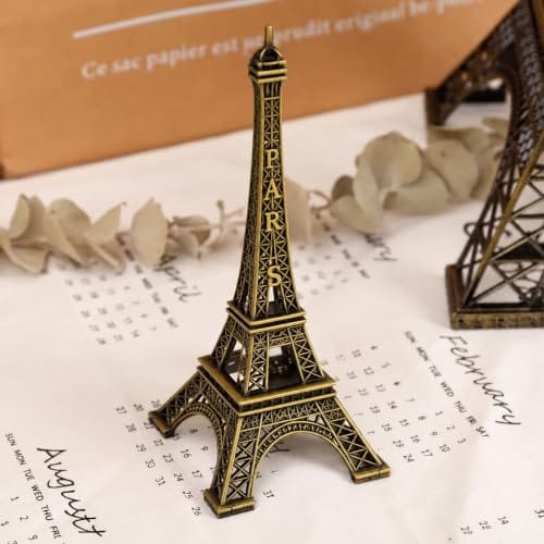 Metal Eiffel Tower Statue for Home Decor - Aesthetic Home Decor Items - Showpiece for - Decorative Sculpture for