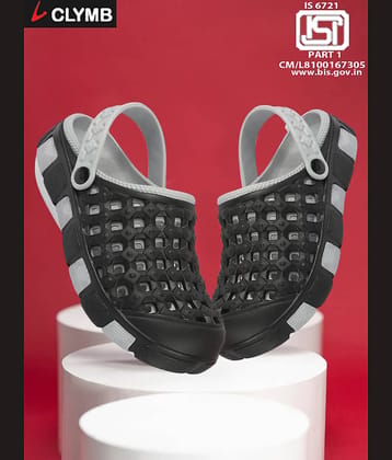 Clymb - Black Men's Clogs