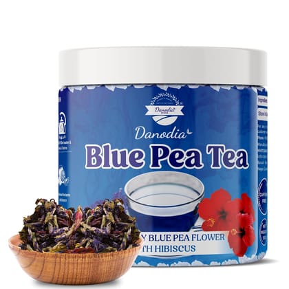 Danodia Foods Blue Pea Tea With Wild Hibiscus, Herbal Tea Blend, 50 gm
