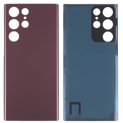 Back Glass Panel for Samsung Galaxy S22 Ultra Burgundy