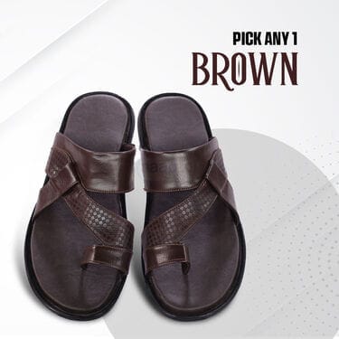 Pick Any 1 Extra Comfort Leatherite Sandals + Free Sports Watch (SW94)