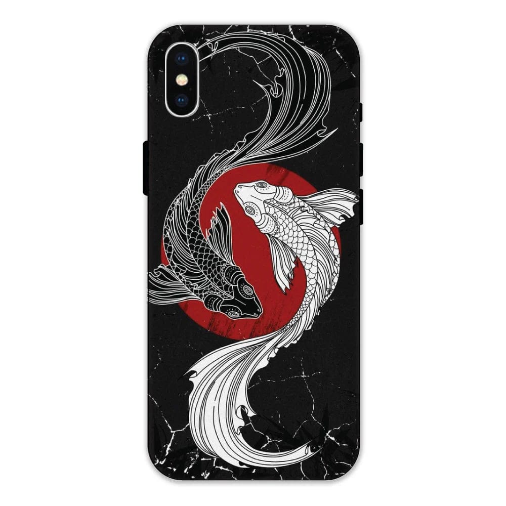 Koi Fish - Hard Cases For Apple iPhone Models-Apple iPhone X