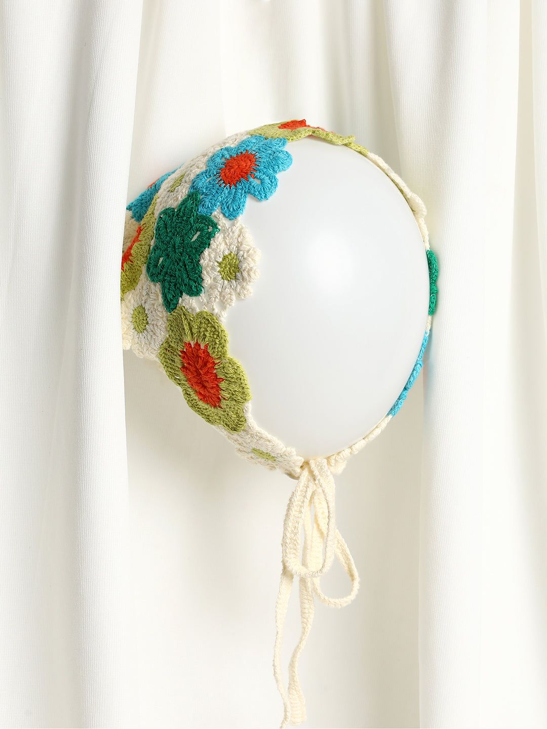 Daisy Crochet Head Scarf-Head Scarf