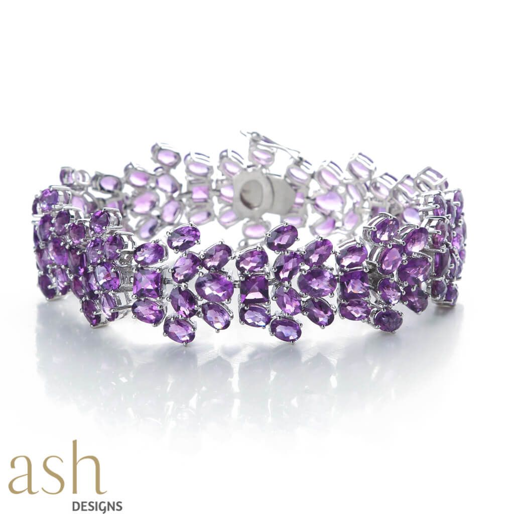 Alexandra Amethyst Bracelet Wrap
