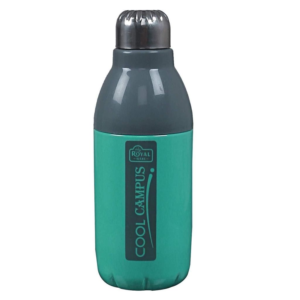 Bottles- Plastic Sports Insulated Water Bottle, 600ml, Set of 1