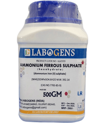 LABOGENS AMMONIUM FERROUS SULPHATE 500GM (CAS NO.7783-85-9)