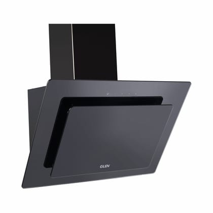 Electric Chimney Vertical Glass Touch Sensor, Baffle filters 90cm 1250 m3/h- Black (6079 TS 90)