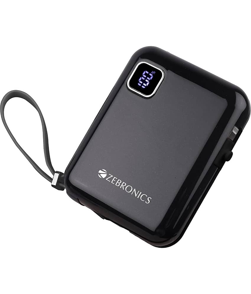 Zebronics 10000 -mAh 5V/3A Li-Polymer Power Bank