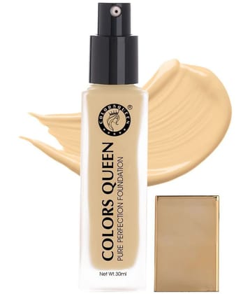 Colors Queen Matte Liquid For All Skin Types Skin Tan Foundation Pack of 1
