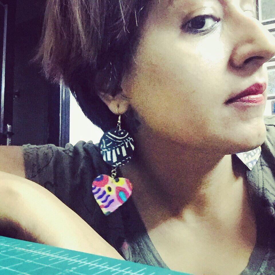 Halo-Heart Earrings - 2