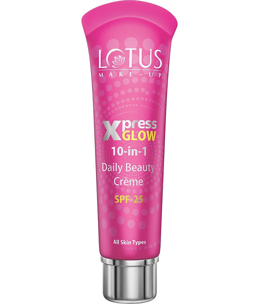 Lotus Make,Up Xpressglow Daily Beauty Cream Bright Angel , Spf 25 , Semi Matte Finish , 30G