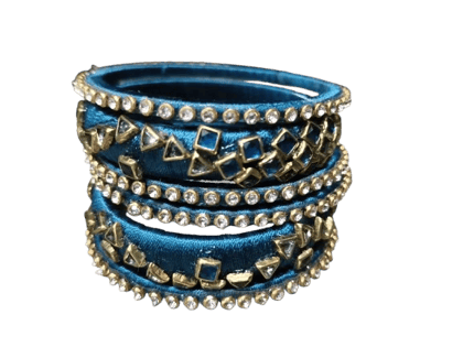 Stylish Thread Wrapped Bangles Set of 3