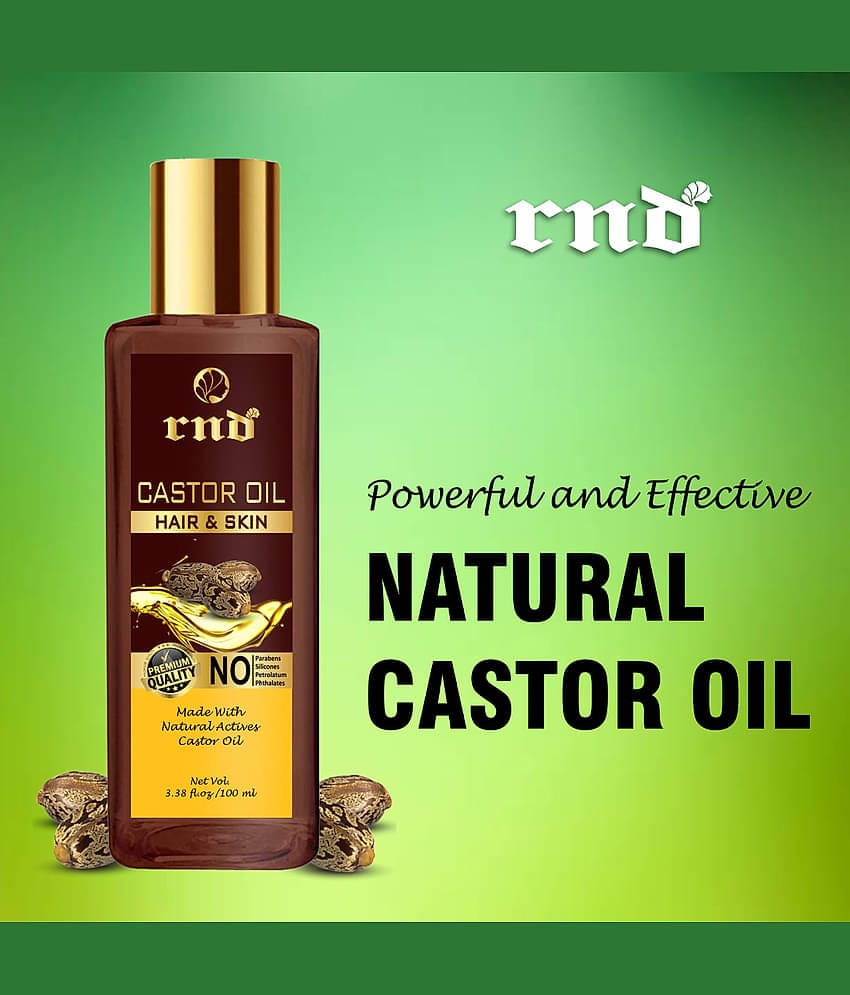 RND Castor Oil For Hair Growth |100% Pure 100 mL