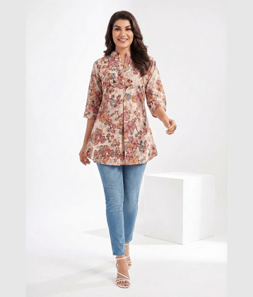 VANVAAM Women's Rayon A-Line Top ( Multi Color )