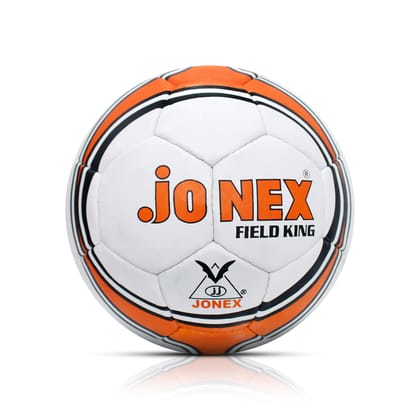JJ Jonex Field King Football Size 5, White